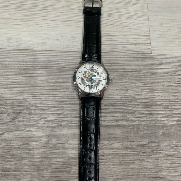 Stühring original cal.st-90050 20jewels never worn black and silver watch - Picture 1 of 4